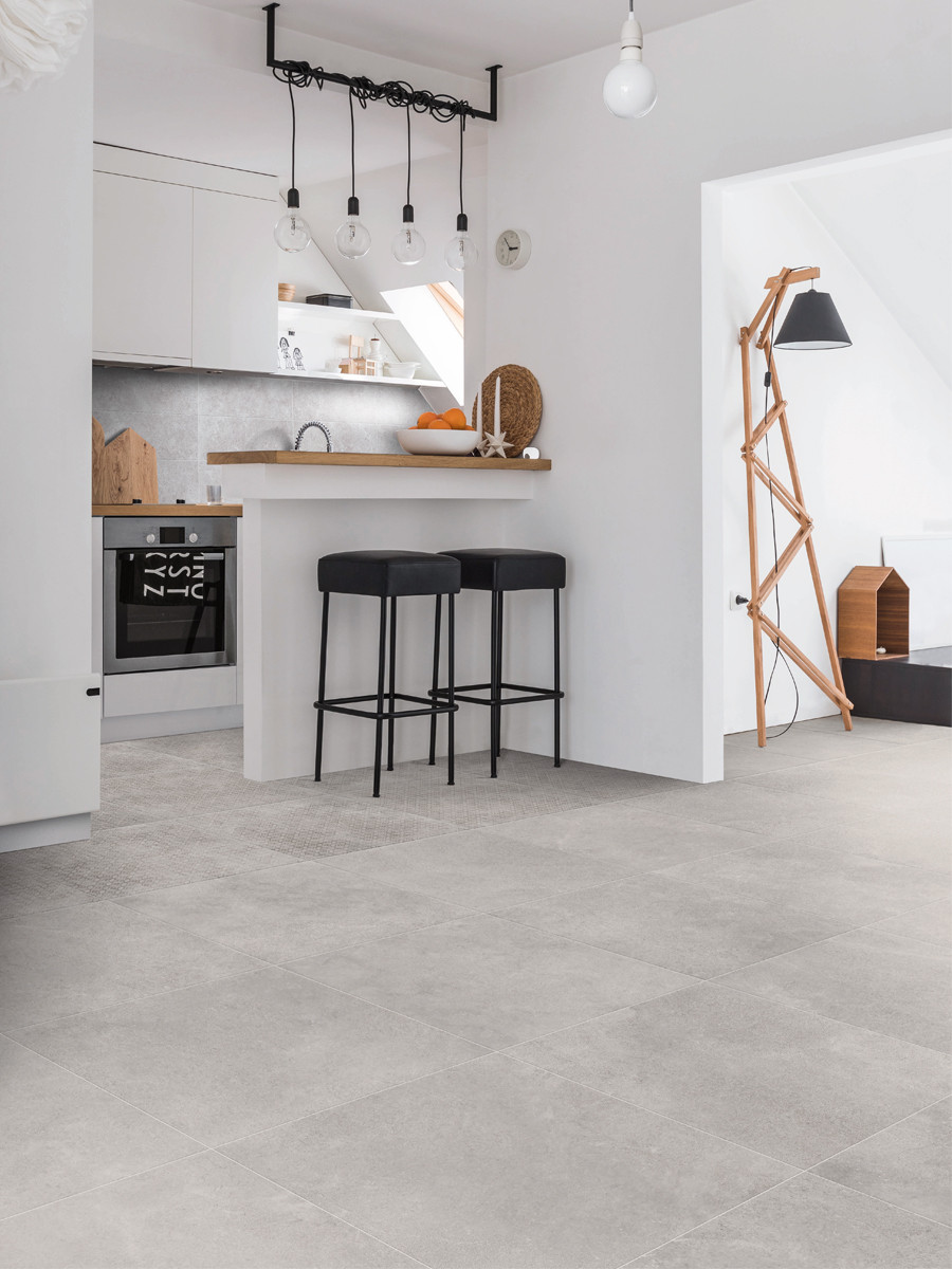 Stream Grey Italian Indoor Wall & Floor Tiles - 600x600(mm)