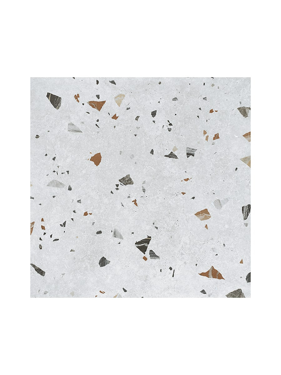 Terrazzo Pearl Porcelain Tile - 600x600mm