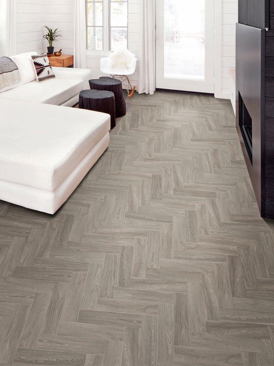 Visual Grey Italian Wood Effect Indoor Tiles - 500x125(mm)